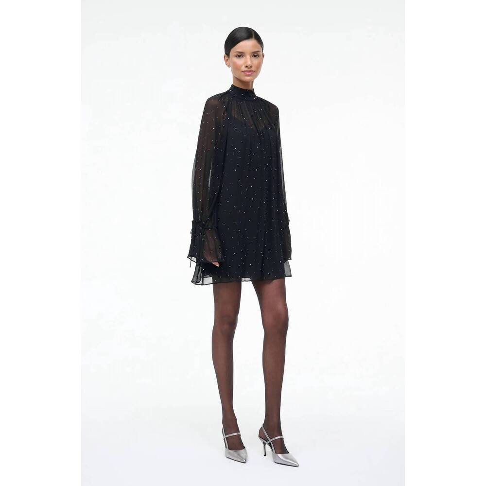NEW STAUD roux dress in black - Picture 4 of 7